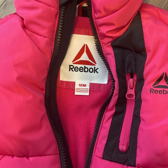 NWT Reebok Toddler Hot Pink Insulated Winter Coat - Picture 3 of 5